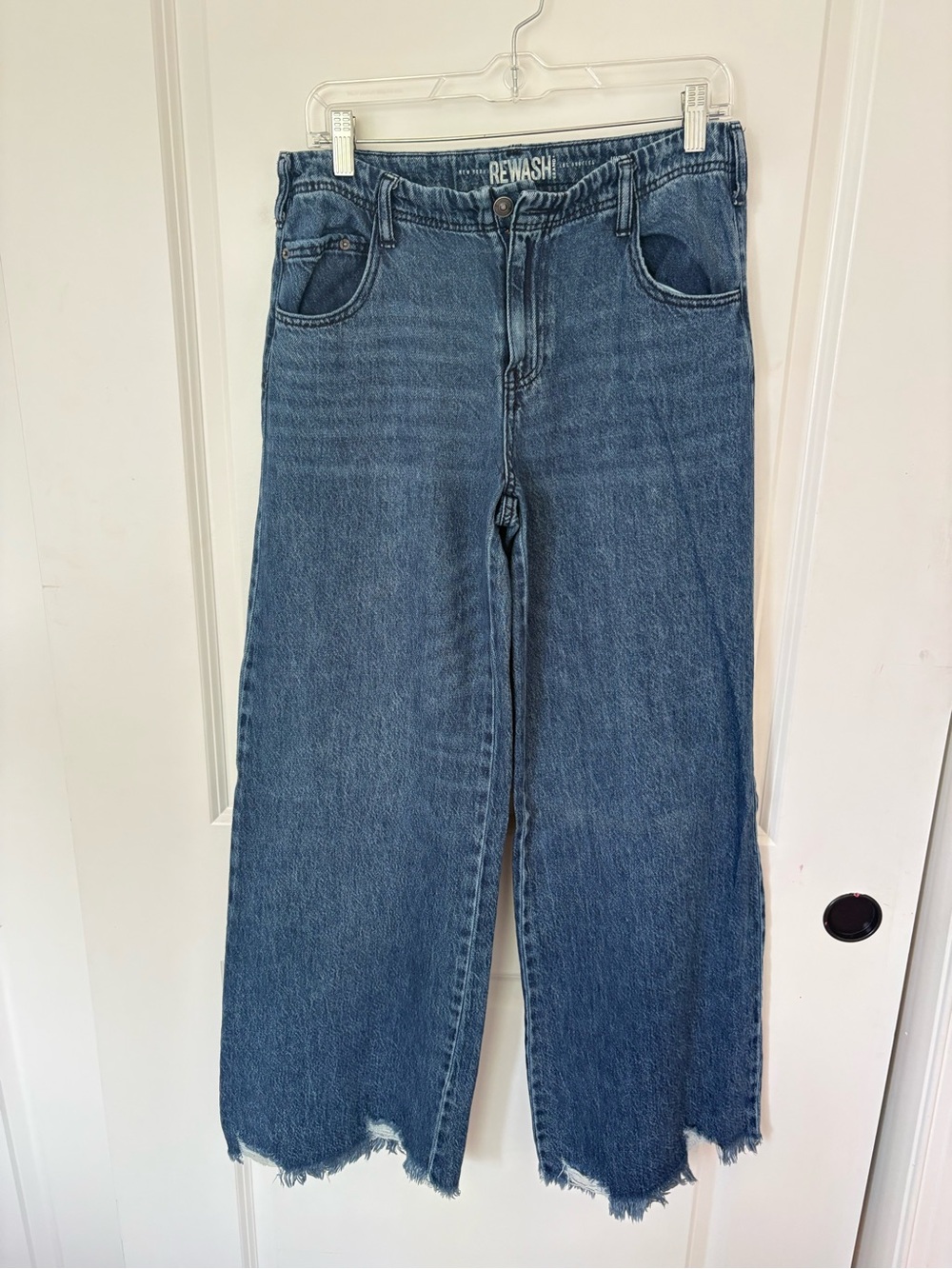 Rewash Blue Wide-Leg Flare Jeans